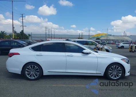 2017 Genesis G80 3.8 из США, поврежденный, VIN KMHGN4JE7HU209821
